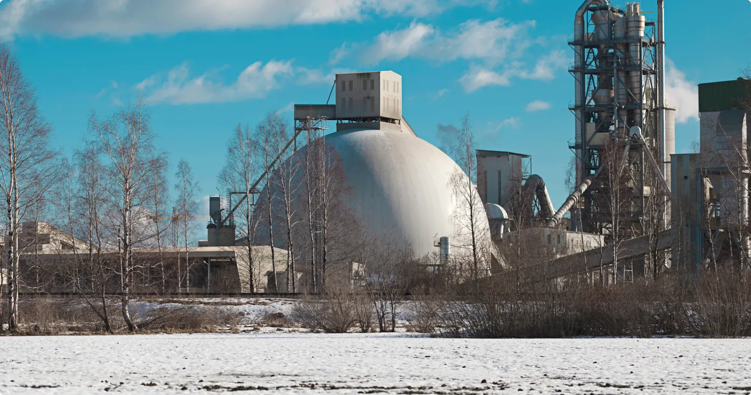 Enclosed industrial dome structure