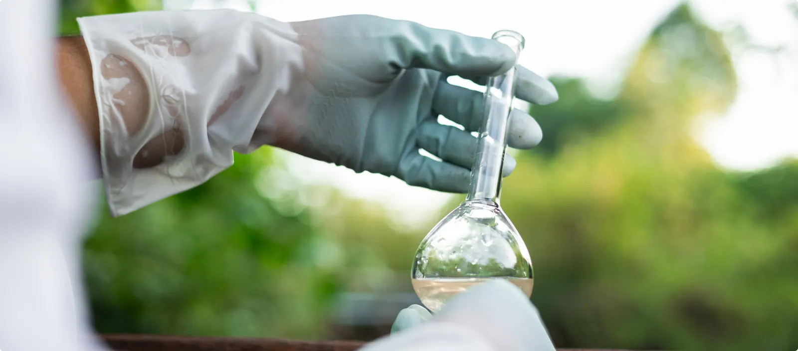 Laboratory analysis of a brine water sample